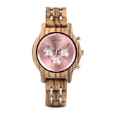 Wooden Watch with Auto Date Inspirational Watches