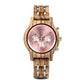 Wooden Watch with Auto Date Inspirational Watches