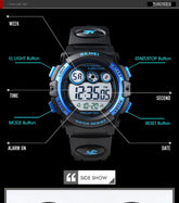 50M Waterproof LED Digital Kids Sports Watch Inspirational Watches