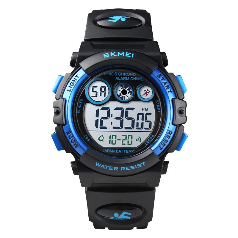 50M Waterproof LED Digital Kids Sports Watch Inspirational Watches