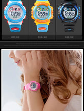50M Waterproof LED Digital Kids Sports Watch Inspirational Watches
