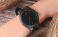 Dark Wooden Watch for Men & Women – Premium Bamboo Quartz Watch with Leather Strap - Inspirational Watches