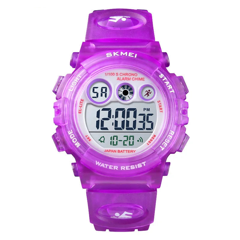 50M Waterproof LED Digital Kids Sports Watch Inspirational Watches