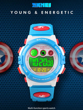 50M Waterproof LED Digital Kids Sports Watch Inspirational Watches