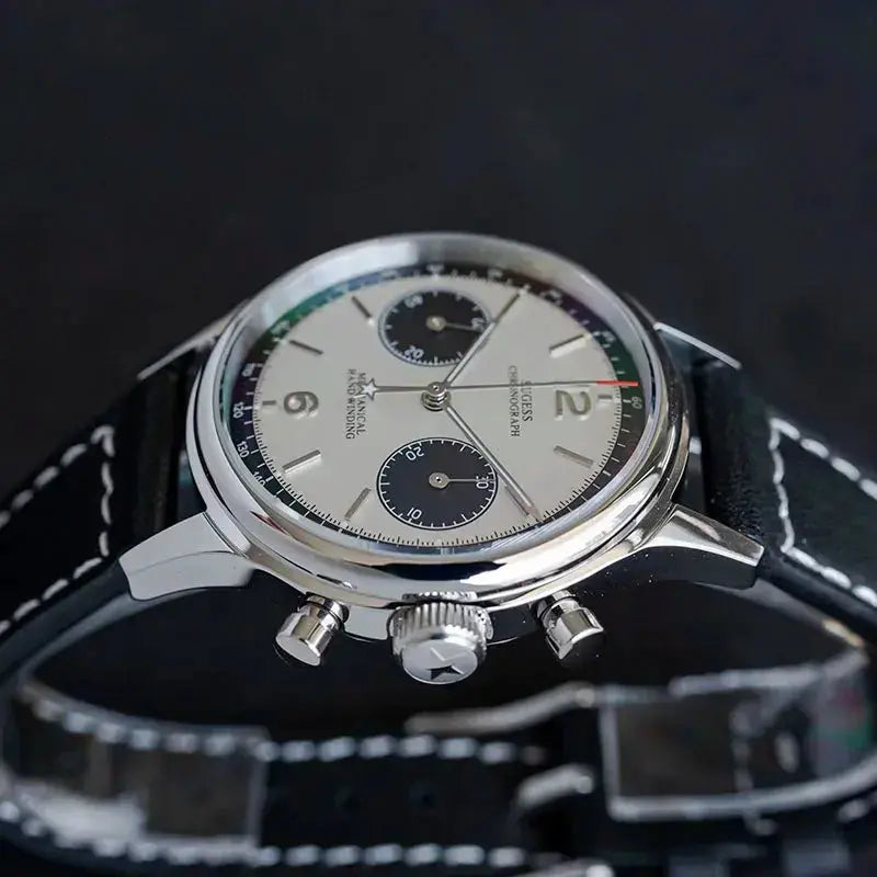 Mechanical Chronograph Panda Wristwatch Air Force Sapphire Waterproof Inspirational Watches