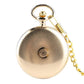 Classic Gold Mechanical Hand Winding Pocket Watch Inspirational Watches