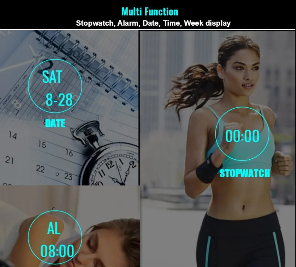 Fashion Digital LED Analog Kids Watch Inspirational Watches