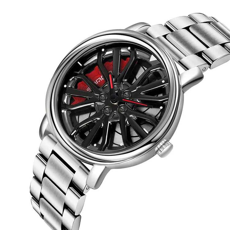 360 Degree Rotating Stainless Steel watch Inspirational Watches