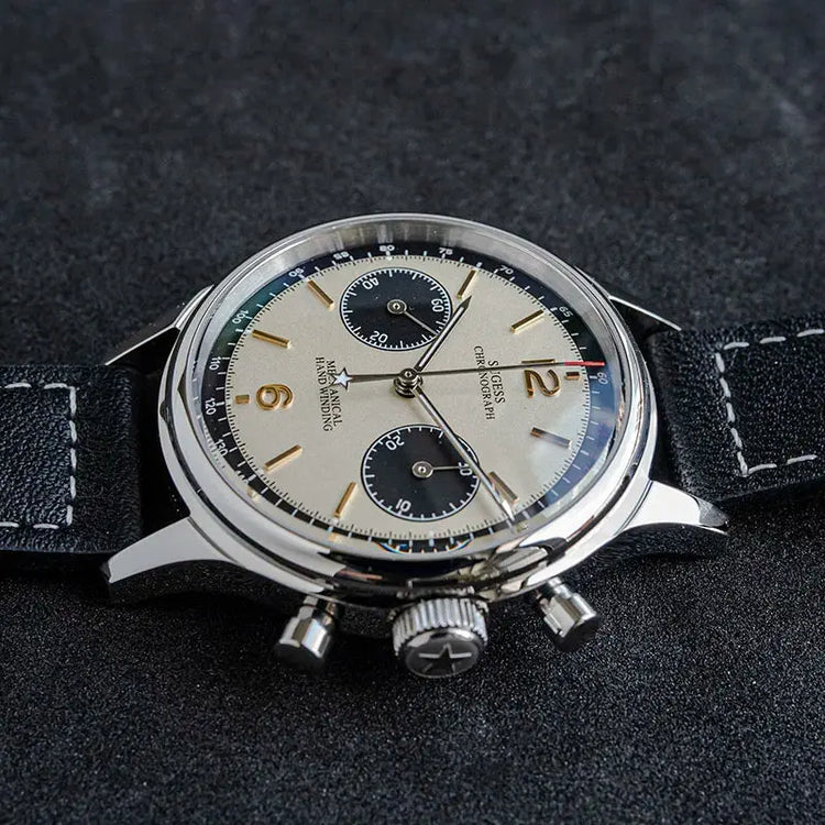 Chronograph Panda Wristwatch Air Force Sapphire Waterproof Inspirational Watches