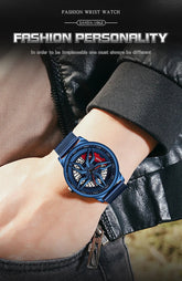 Rotating Dial Waterproof Car Wheel Watch Men Quartz Sport Steel Clock Creative Rim Hub Wheel Wristwatch Relogio Masculine Inspirational Watches