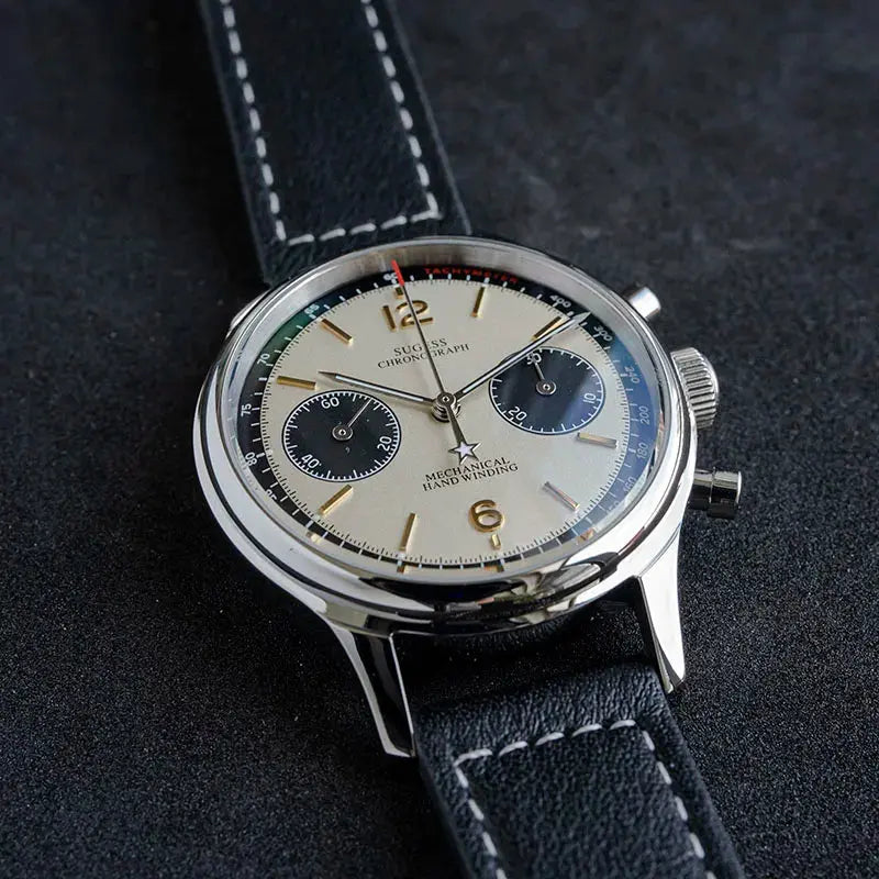 Chronograph Panda Wristwatch Air Force Sapphire Waterproof Inspirational Watches