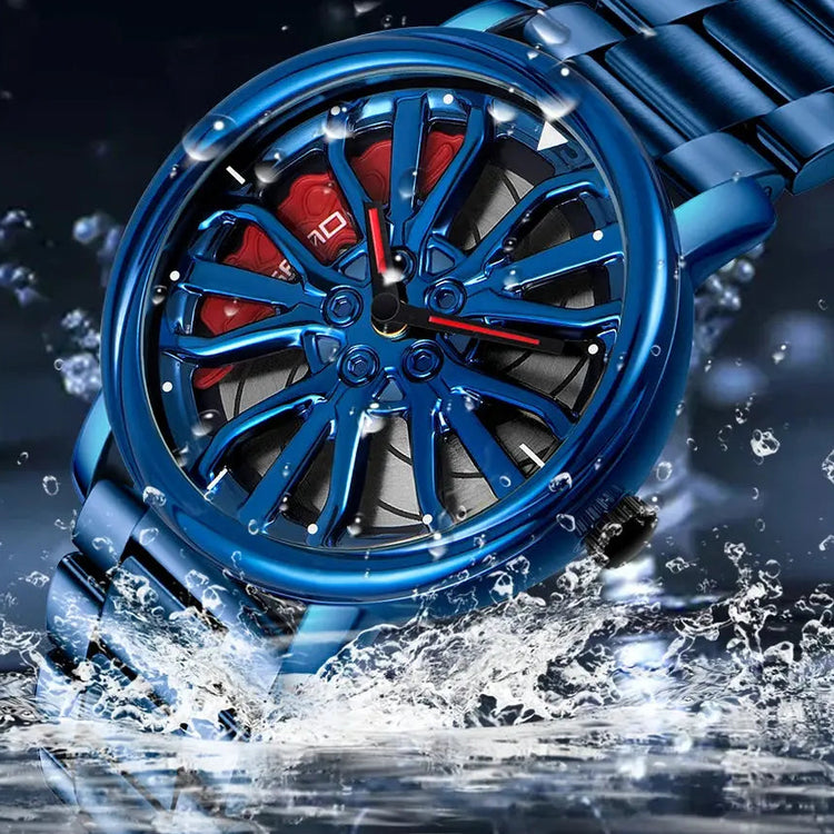 360 Degree Rotating Stainless Steel watch Inspirational Watches