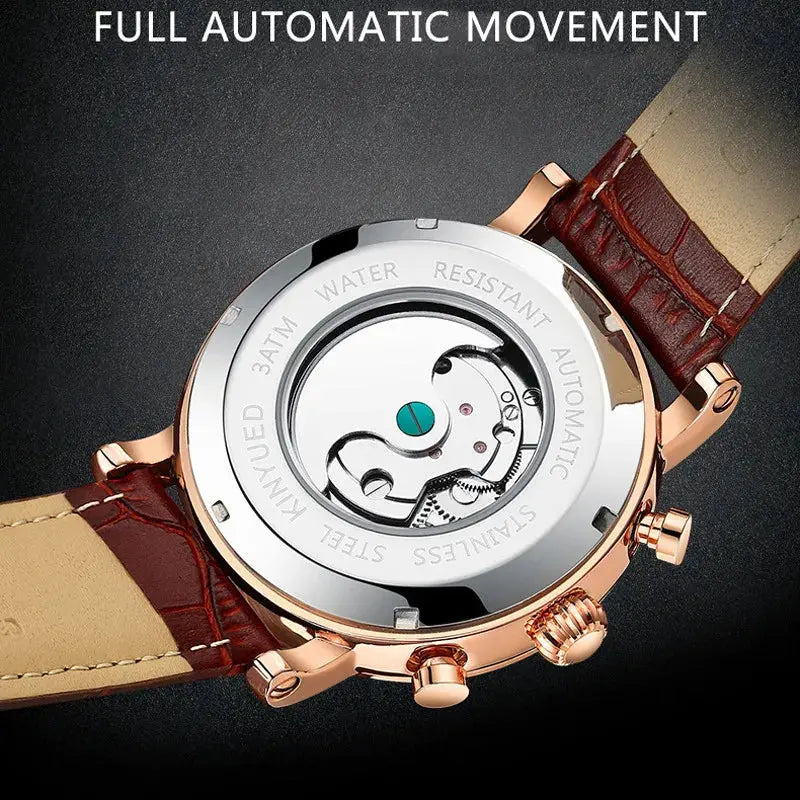 Luxury Skeleton Automatic Inspirational Watches
