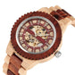 Automatic Wooden Skeleton Watch - Inspirational Watches