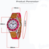 Colorful Number Kids watch Fabric Strap Inspirational Watches