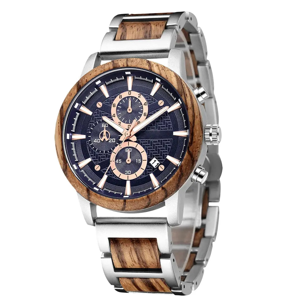 Alloy & Wood Combined Watch Inspirational Watches