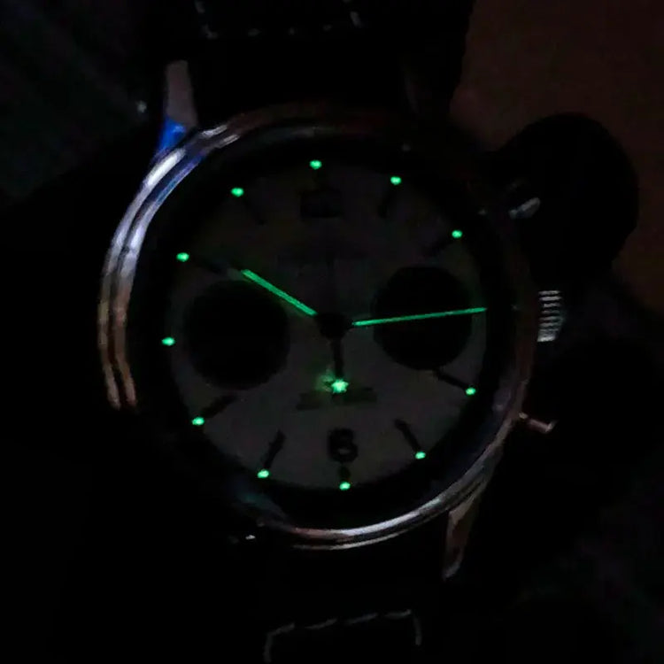 Chronograph Panda Wristwatch Air Force Sapphire Waterproof Inspirational Watches