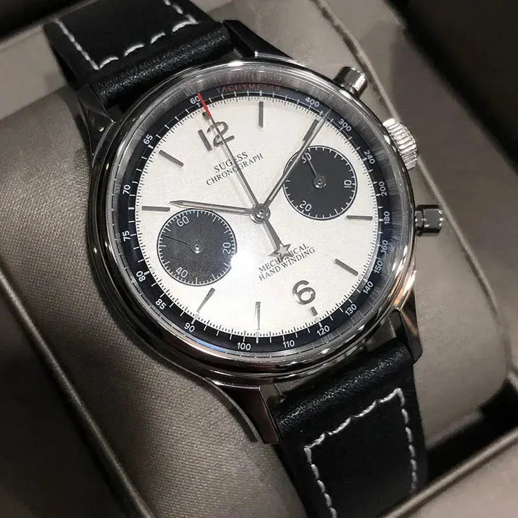 Mechanical Chronograph Panda Wristwatch Air Force Sapphire Waterproof Inspirational Watches