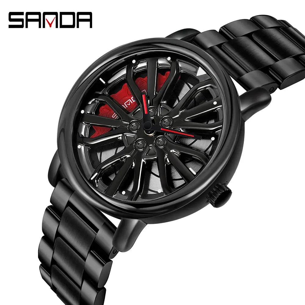 360 Degree Rotating Stainless Steel watch Inspirational Watches