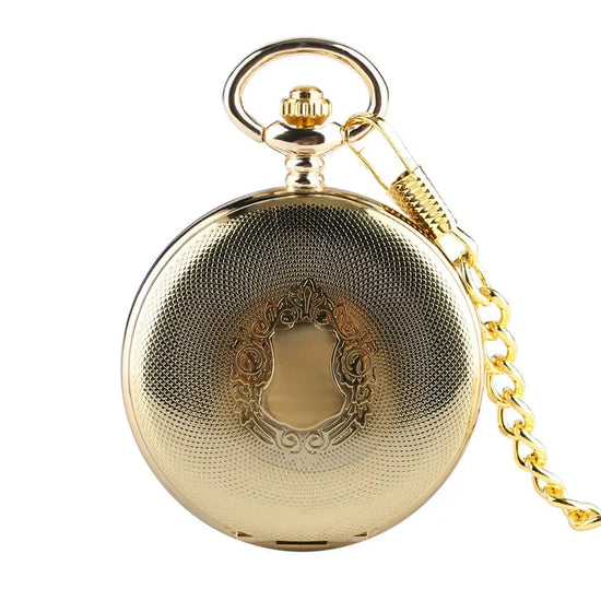 Classic Gold Mechanical Hand Winding Pocket Watch Inspirational Watches