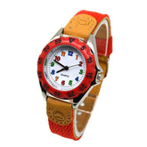 Colorful Number Kids watch Fabric Strap Inspirational Watches