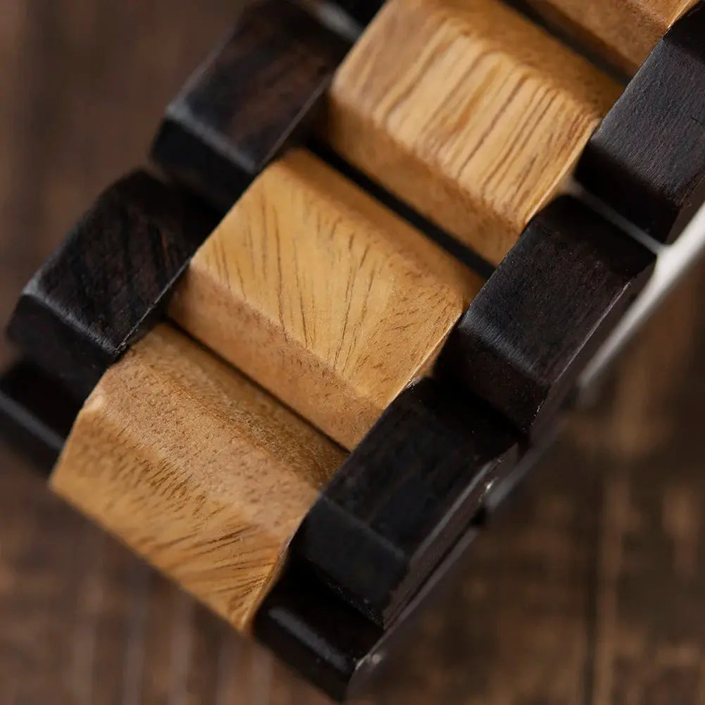 Luxury Wooden Mechanical Watches for Men – Premium Automatic Timepiece with Oversized Dial - Inspirational Watches