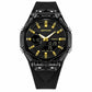 Analog-Digital Sports Watch in Black Gold