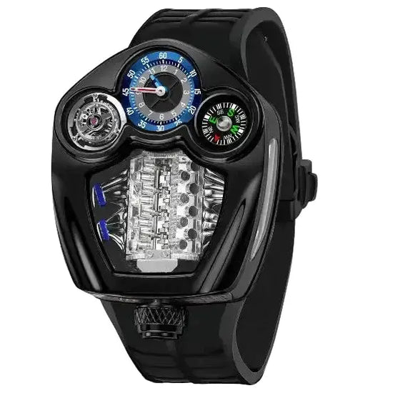 Engine-Inspired Swiss Quartz Men&