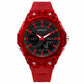 Analog-Digital Sports Watch in Red