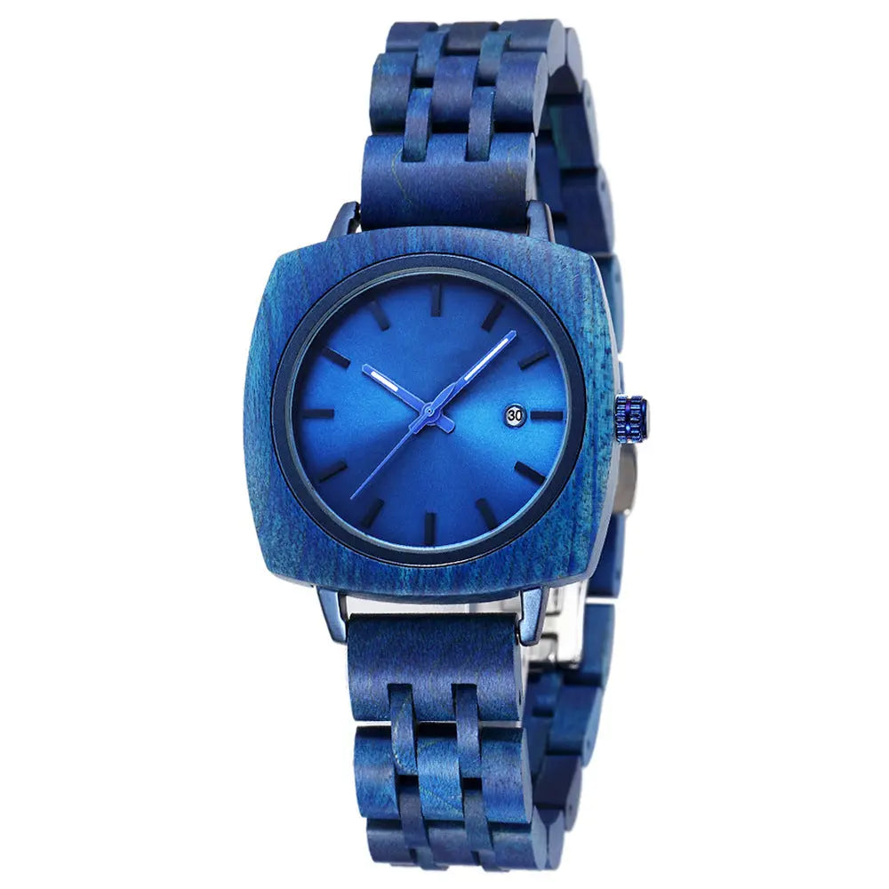 Retro Craft Square Wooden Watch Inspirational Watches