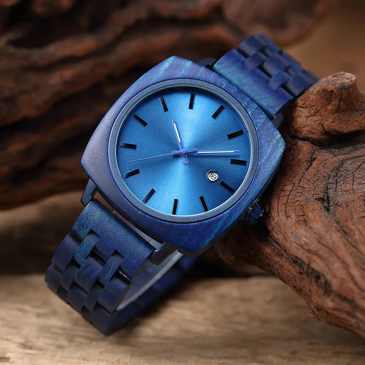 Retro Craft Square Wooden Watch Inspirational Watches