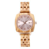 Retro Craft Square Wooden Watch Inspirational Watches