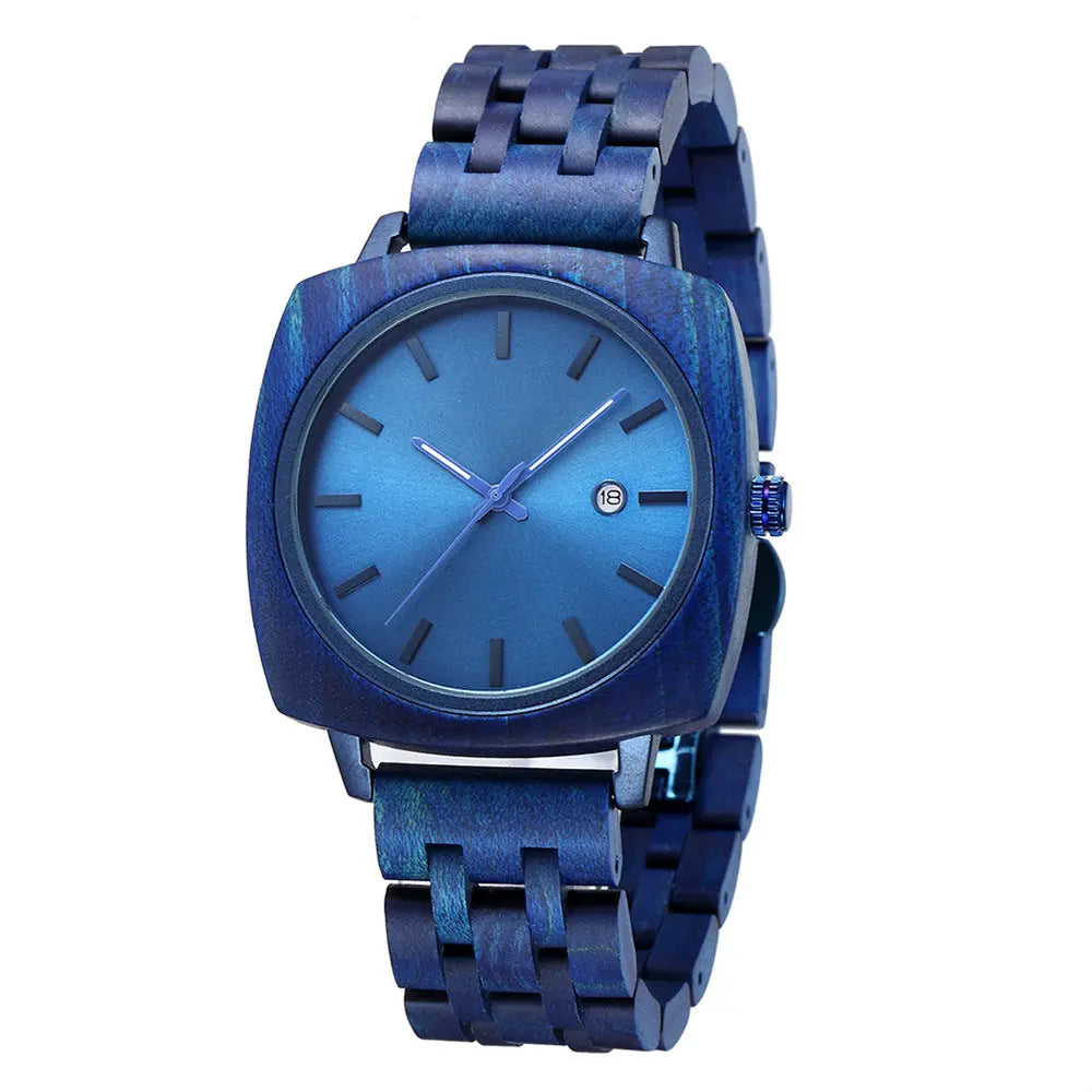 Retro Craft Square Wooden Watch Inspirational Watches
