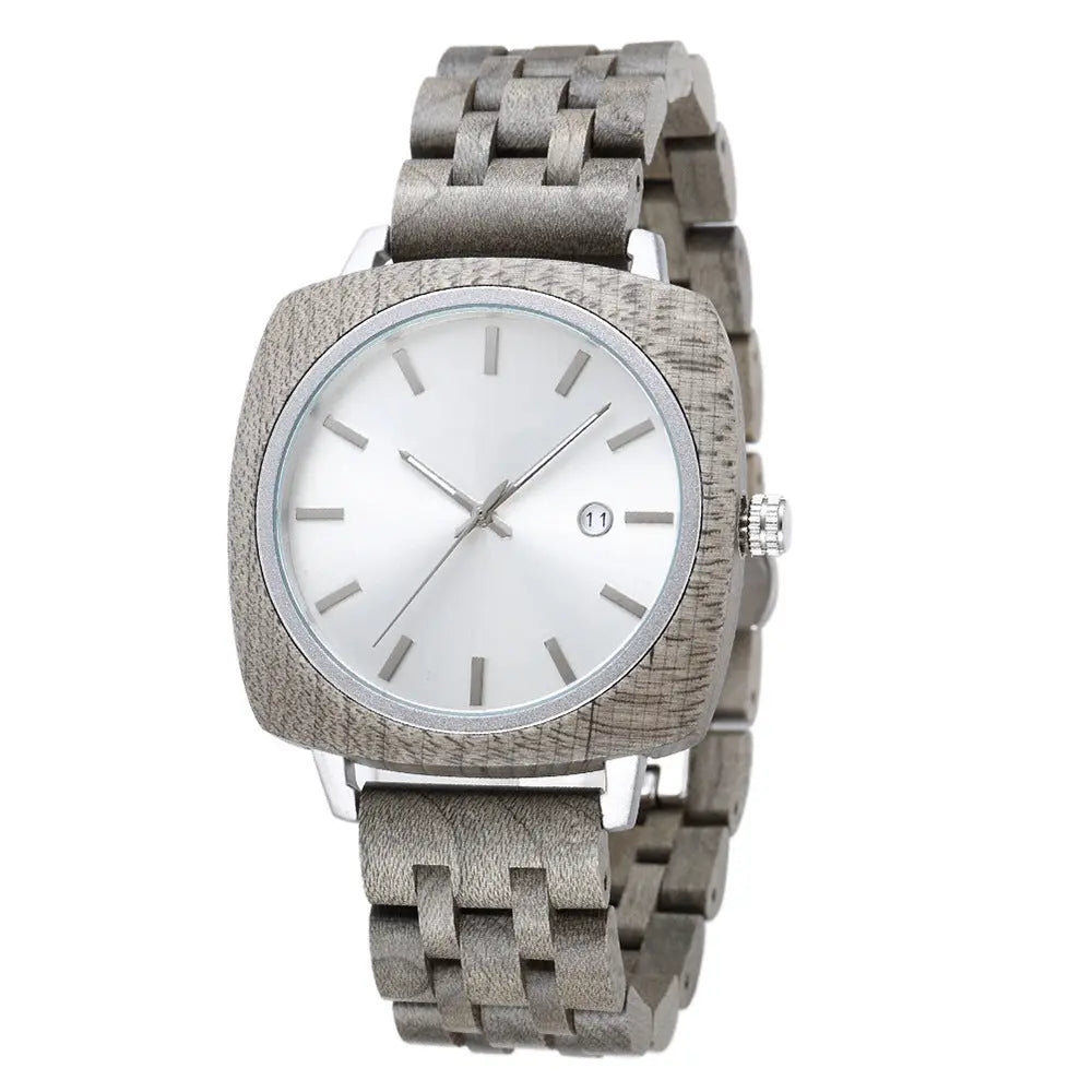 Retro Craft Square Wooden Watch Inspirational Watches