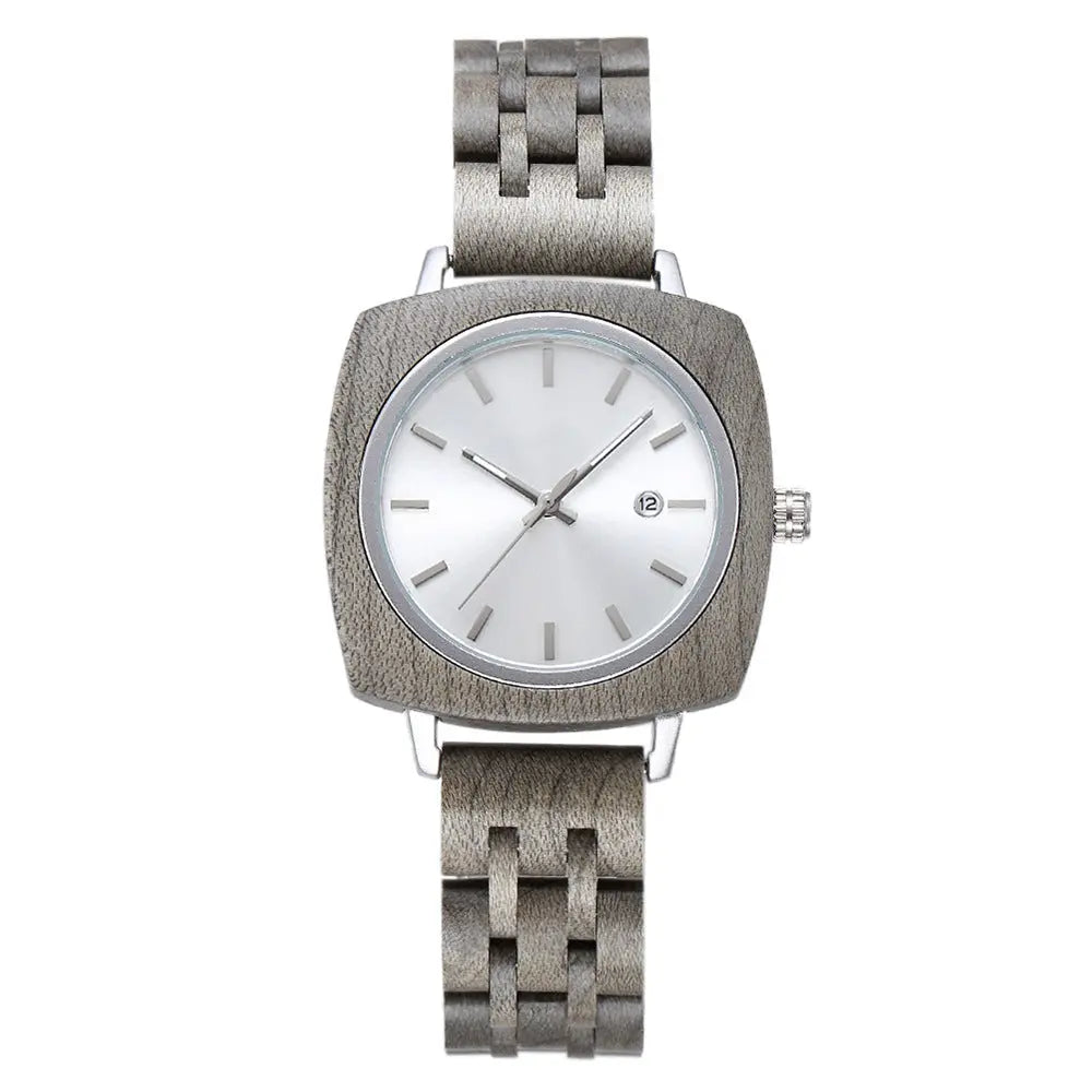 Retro Craft Square Wooden Watch Inspirational Watches