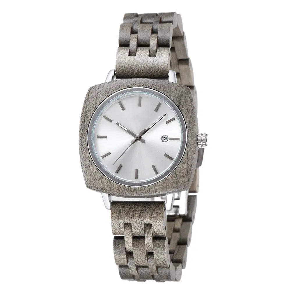 Retro Craft Square Wooden Watch Inspirational Watches