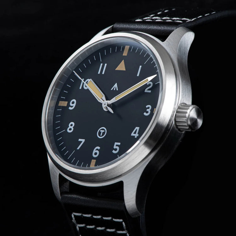 SEESTERN Watch Automatic Mechanical Wristwatches NH35 Movement Military Full Luminous Sapphire Crystal Waterproof Army Air Force Inspirational Watches