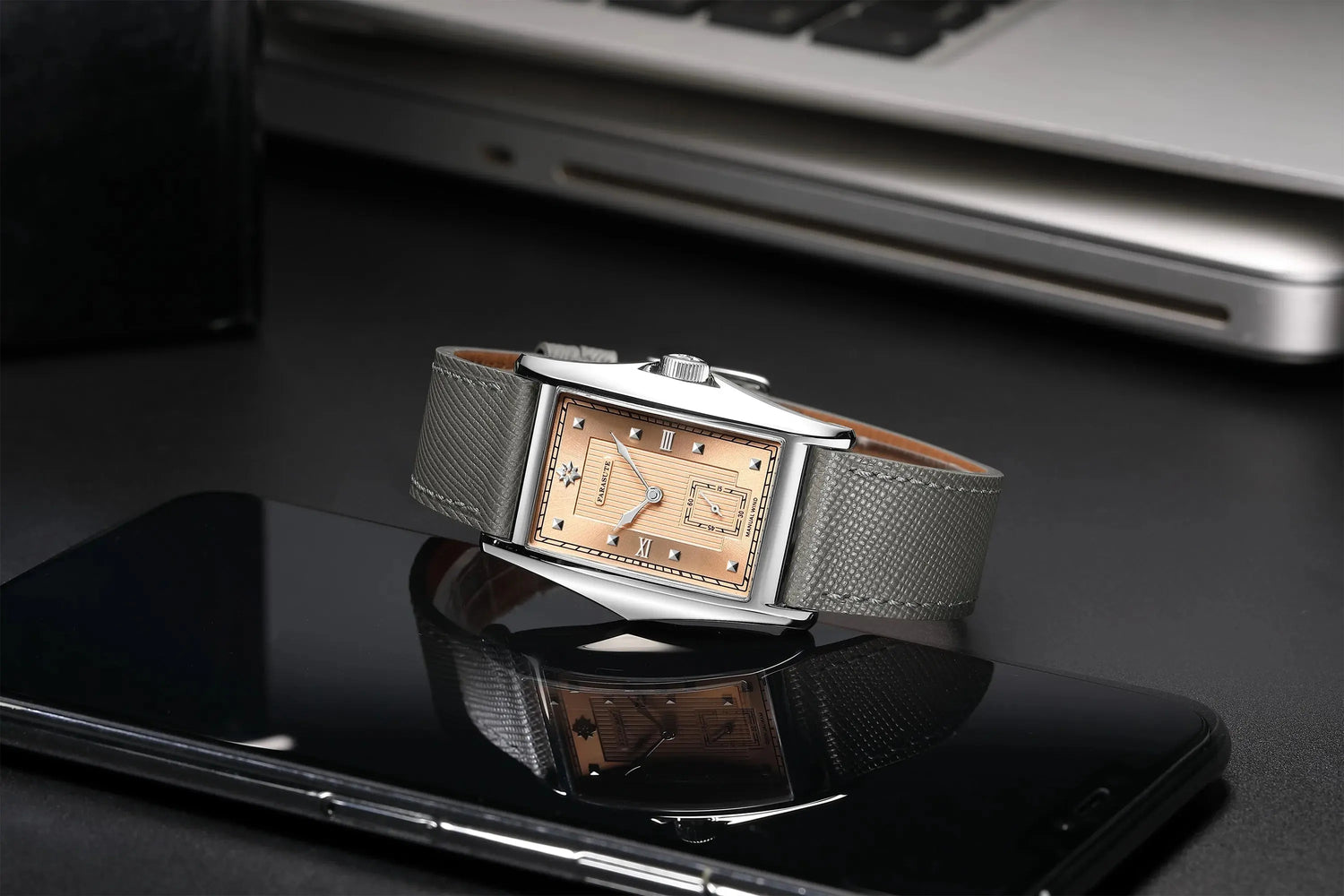 Square Dial Mechanical Movement Inspirational Watches