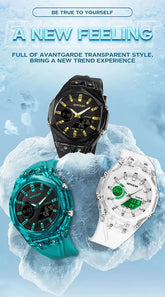 Fashion Electronic Watches Dual Display - Inspirational Watches