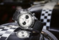 Panda Retro Sport Chronograph Luxury Quartz Watch For Men Sapphire mirror 10Bar Waterproof - Inspirational Watches