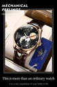 Moon Phase Starry Sky Japan Automatic Mechanical Wristwatch Inspirational Watches