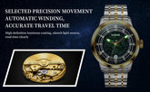 Original Automatic Watch for Men Luxury Japanese Diamond Luminous Inspirational Watches