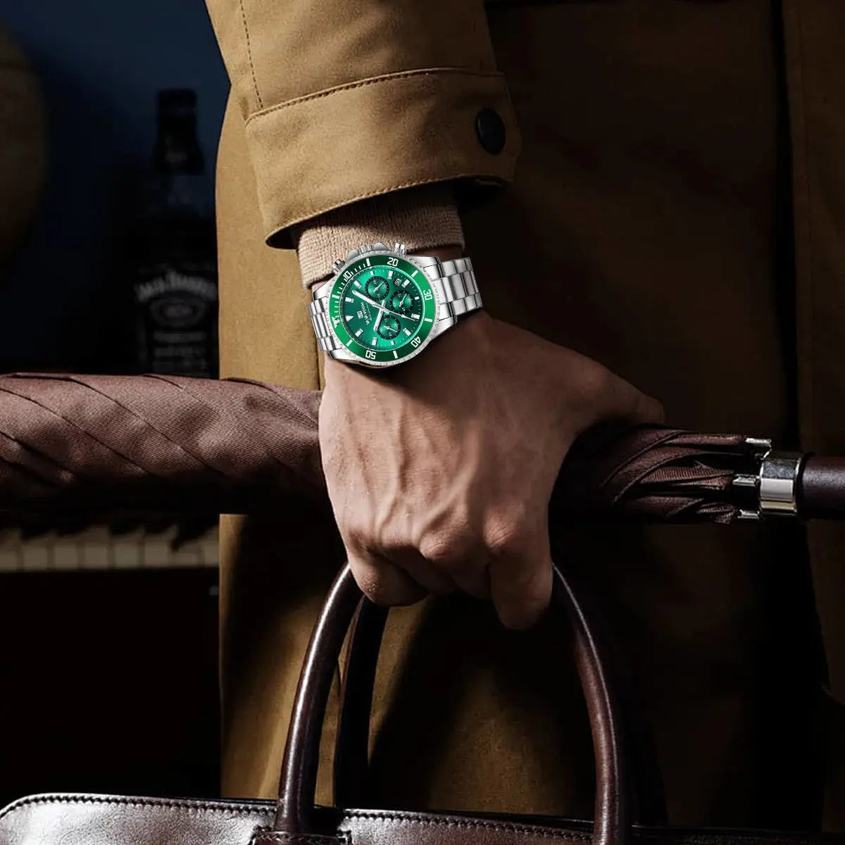 Multifunctional luxury business style Watch