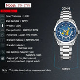 Light Luxury NH34A Movement Sapphire Glass Man watch 316L All Steel Waterproof Inspirational Watches