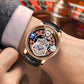 Relogio PINDU Fixed Roulette Watch Latest Design Quartz Watch Men Waterproof Leather Man Wristwatch Upgraded Version Inspirational Watches