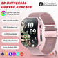 LIGE New 2.2-inch 3D Curved Screen Smart Watch With LED Light Thermometer Health Monitor Smartwatch BT Call Sports Fitness Watch Inspirational Watches