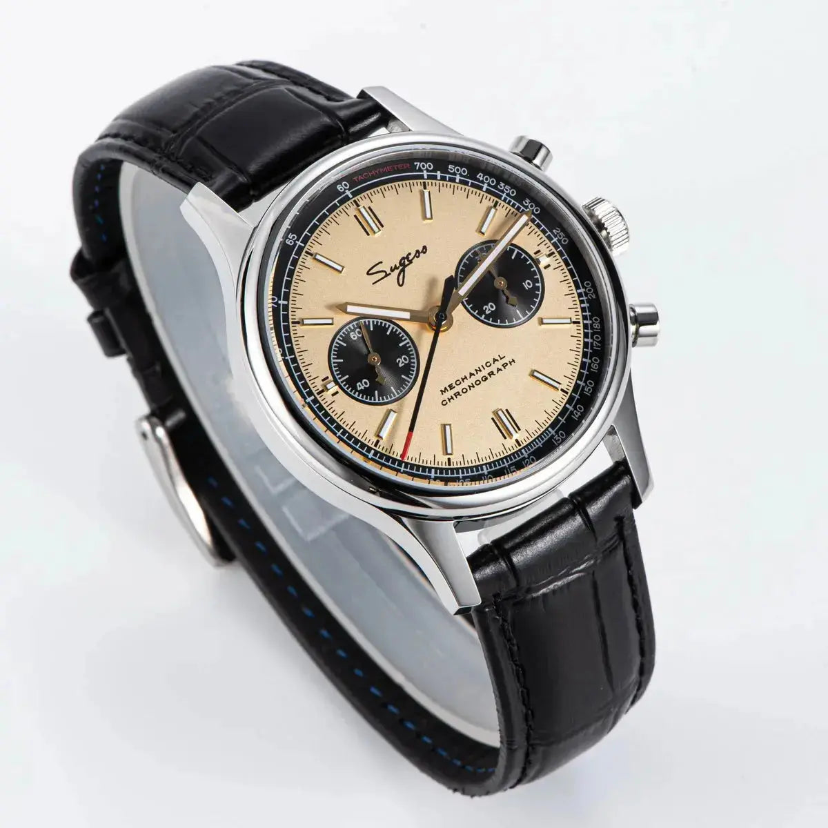 Mechanical Chronograph Panda Wristwatch Air Force Sapphire Waterproof Inspirational Watches