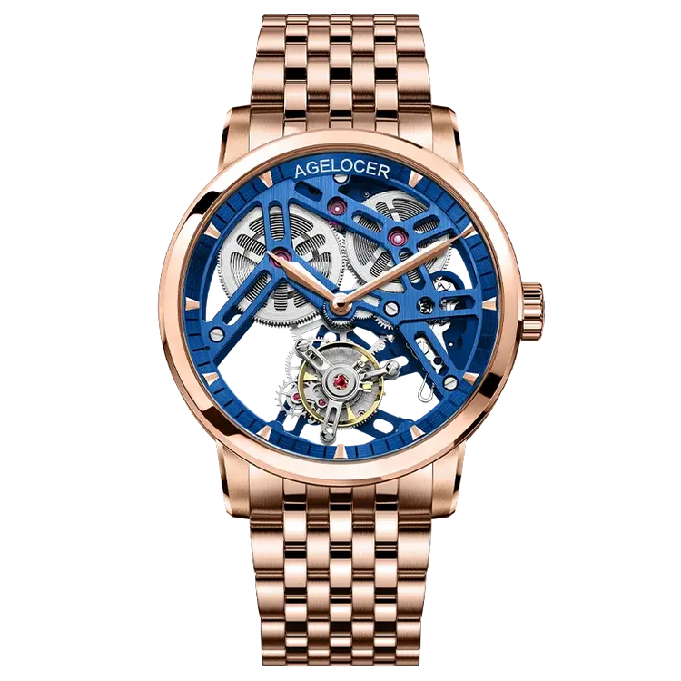 Tourbillon Luxury Skeleton Manual Mechanical Inspirational Watches