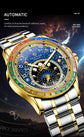 Original Design Diamond Constellation Rotating Dial Automatic Mechanical Inspirational Watches
