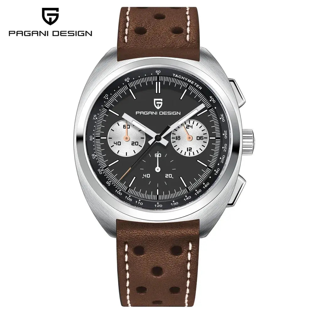 Luxury 40mm Stainless Steel Sports Watch with Chronograph - Inspirational Watches